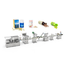 High speed automatic tablet capsule counting bottle packing machine line